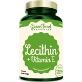 GreenFood Nutrition Лецитин + Вітамін Е 1×90 cps, дієтична добавка