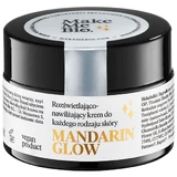 Make Me Bio Mandarin Glow, Освітлюючий та зволожуючий крем для всіх типів шкіри, 30 мл
