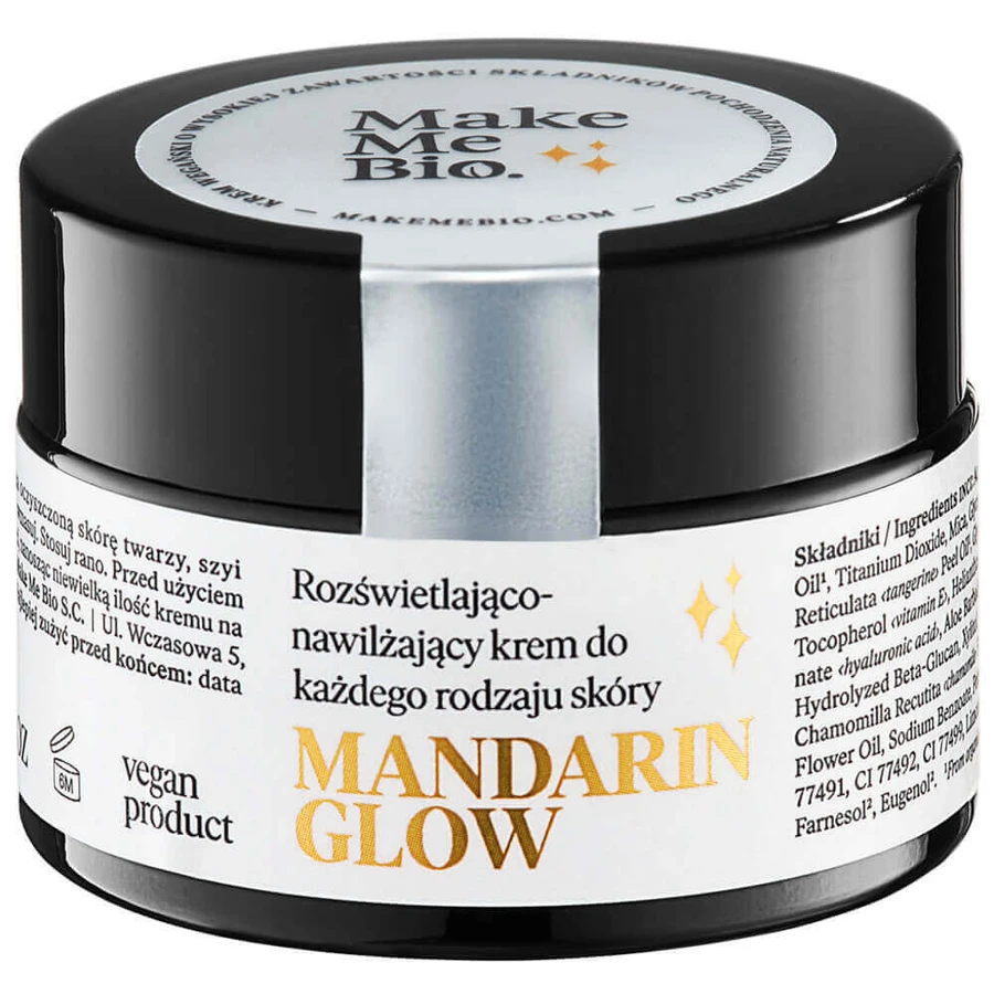 Make Me Bio Mandarin Glow, Осветляющий и увлажняющий крем для всех типов кожи, 30 мл: цены и характеристики
