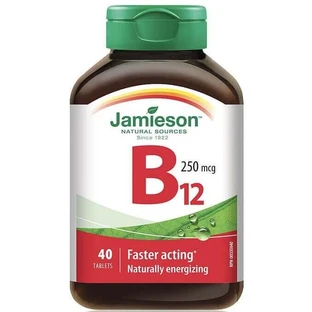 Вітамін В12 250 мг Jamieson Vitamina B12, 40 таблеток