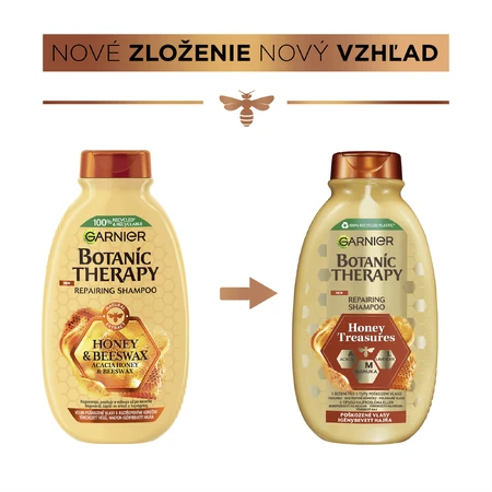 Garnier Botanic Therapy Мед і прополіс Живильний шампунь для дуже пошкодженого волосся 400 мл: ціни та характеристики