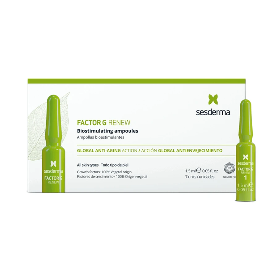 Sesderma Factor G Renew Нечутливе омолоджуюче омолоджуюче лікування, 7 флаконів по 1,5 мл: ціни та характеристики