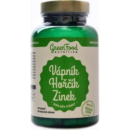 GreenFood Nutrition Кальций Mg Цинк Цитрат 120 капс 1x120 капс: цены и характеристики