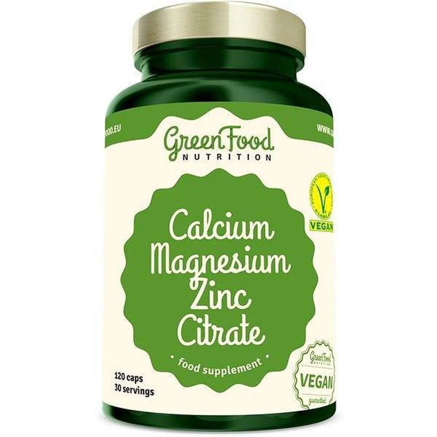 GreenFood Nutrition Кальций Mg Цинк Цитрат 120 капс 1x120 капс: цены и характеристики