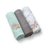 Подгузники из бамбукового волокна, серые, 3 штуки, Babyono