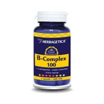 B-Complex 100, 60 капсул, Herbagetica: ціни та характеристики
