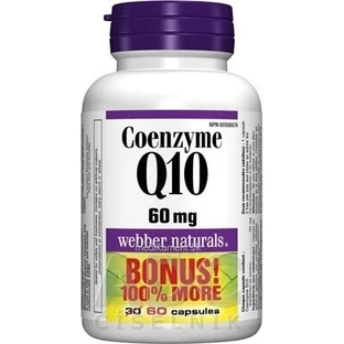 WEBBER NATURALS Коэнзим Q10 60 мг 1×60 капс, пищевая добавка