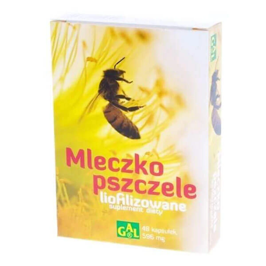 GAL Ліофілізоване маточне молочко, 48 капсул: ціни та характеристики