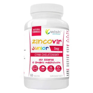 Wish Zinc Junior, 60 пастилок