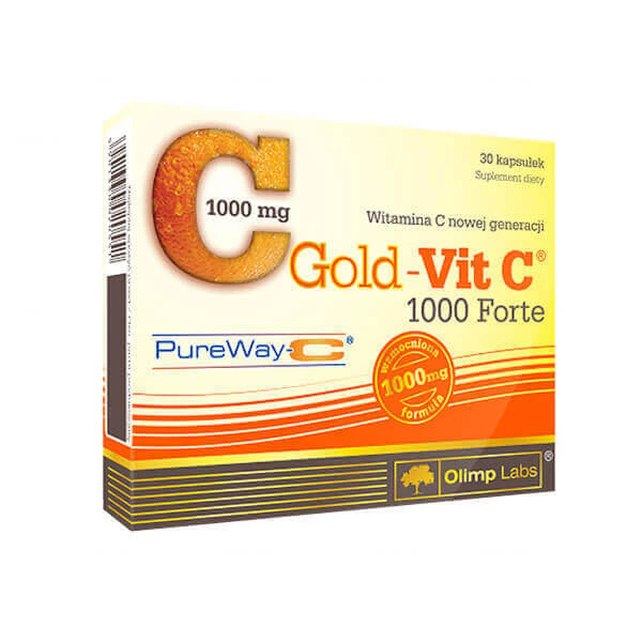 Olimp Gold-Vit C 1000 Forte, 30 капсул: цены и характеристики
