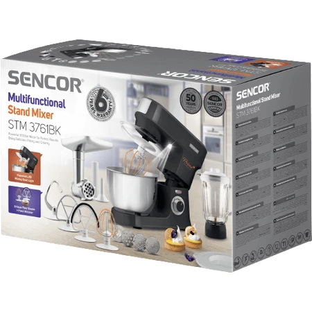 Кухонний комбайн Sencor STM 3761BK: ціни та характеристики