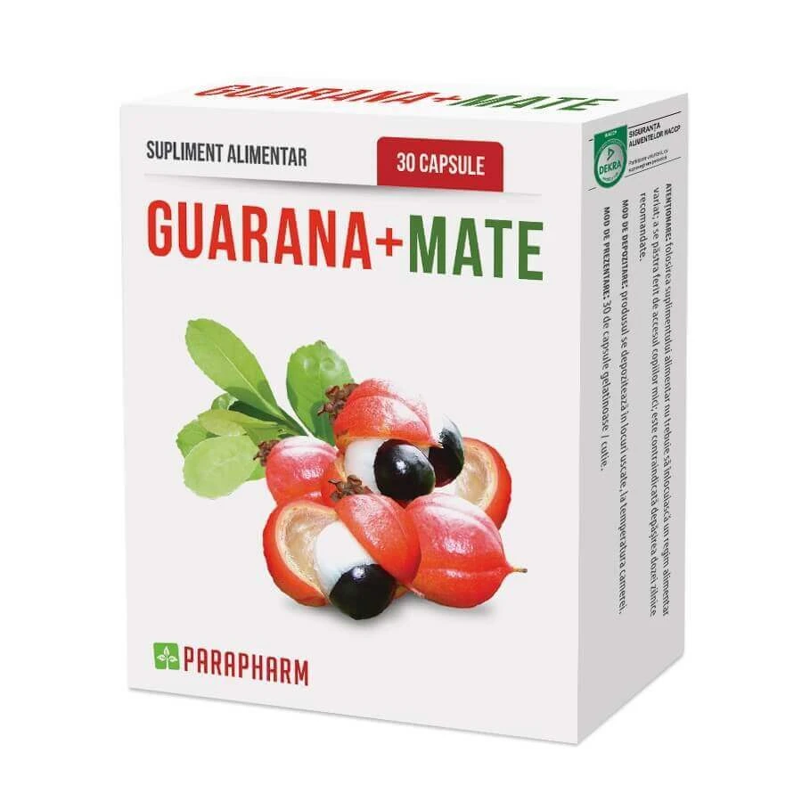 Гуарана + мате, 30 капсул, Parapharm: цены и характеристики