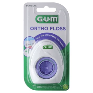 Sunstar GUM Ortho, зубная нить 3220 ni, 1 упаковка (50 штук)