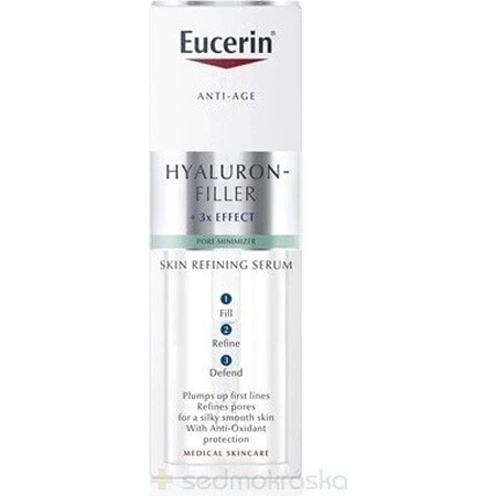 Сироватка Eucerin HYALURON-FILLER Skin Refiner 1×30 мл, антивікова, покращувальна сироватка для шкіри: ціни та характеристики