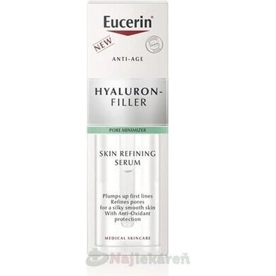 Сироватка Eucerin HYALURON-FILLER Skin Refiner 1×30 мл, антивікова, покращувальна сироватка для шкіри: ціни та характеристики