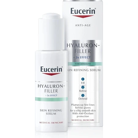 Сироватка Eucerin HYALURON-FILLER Skin Refiner 1×30 мл, антивікова, покращувальна сироватка для шкіри: ціни та характеристики