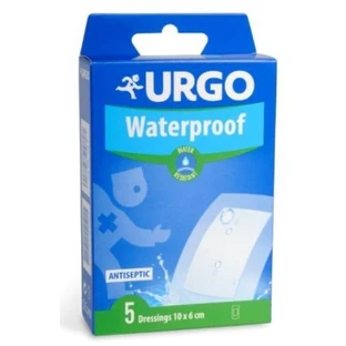 Пластир антисептичний Urgo Waterproof Patch, водонепроникний, прозорий, 10 х 6 см 5 шт.