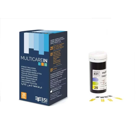 Тести на холестерин Biochemical System Multicare, 25 шт.: ціни та характеристики