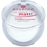 Пудра для обличчя Essence All about matt! компактна, безбарвна, 8 г