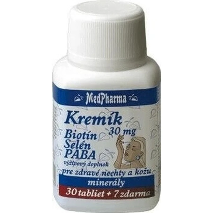 MedPharma KREMIK 30мг+Биотин+Селен+ПАБА 1×37 табл, пищевая добавка: цены и характеристики