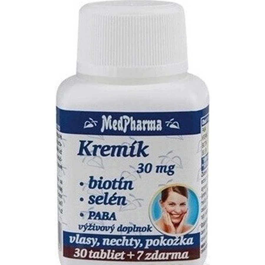 MedPharma KREMIK 30мг+Биотин+Селен+ПАБА 1×37 табл, пищевая добавка: цены и характеристики