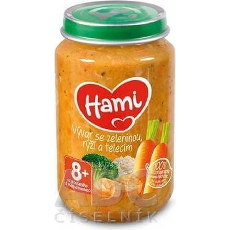 HAMI starter Бульон с овощами, рисом и сосками 1×200 г, мясо-овощная закуска: цены и характеристики