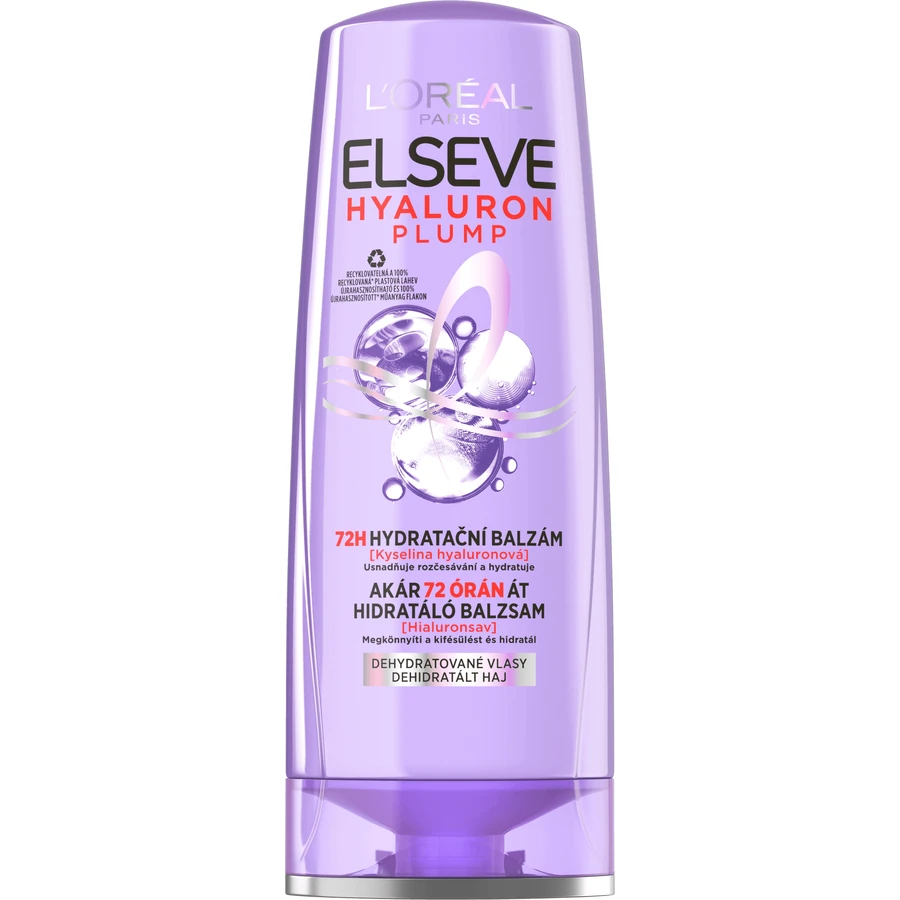 L'Oréal Paris Elseve Зволожуючий бальзам Hyaluron Plump 72H, 300 мл: ціни та характеристики