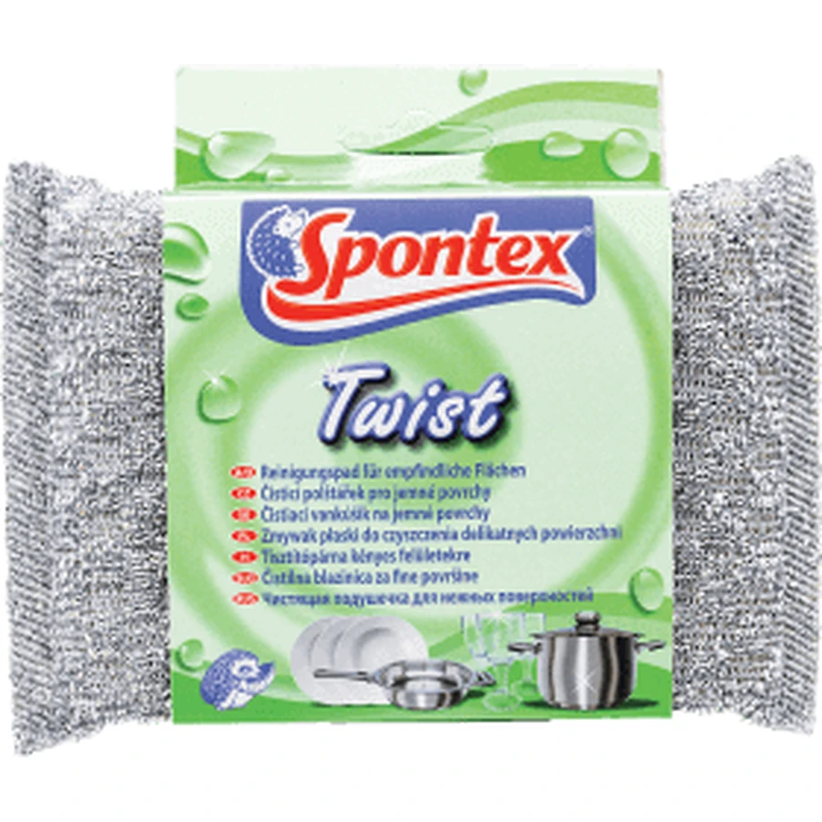 Spontex Губка для посуды Twist, 1 шт.: цены и характеристики