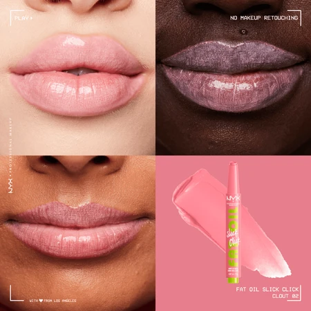 NYX Professional Makeup Fat Oil Slick Click Tinted Lip Balm 02 Click Clout 2 g: цены и характеристики