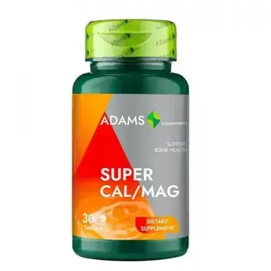 Super Cal/Mag, 30 таблеток, Adams Vision: ціни та характеристики