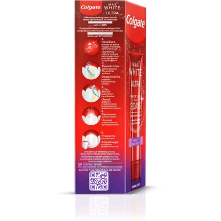Colgate Max White Ultra Multiprotect отбеливающая зубная паста 50 мл: цены и характеристики