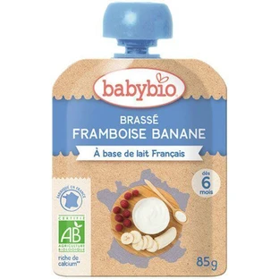 Babybio молочный десерт малина-банан 4 х 85 г