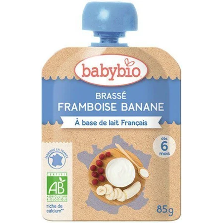 Babybio молочный десерт малина-банан 4 х 85 г: цены и характеристики