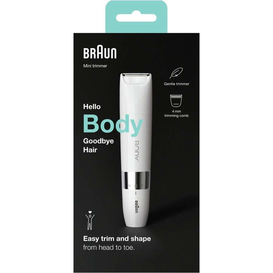 Электрический триммер Braun Body Mini Trimmer BS1000 для удаления волос на теле: цены и характеристики