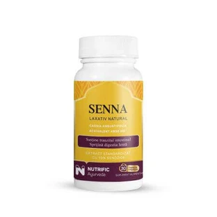Сенна Натуральное слабительное, 30 капсул, Nutrific