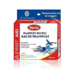 Пластир Narcis від захитування у транспорті, 10 штук