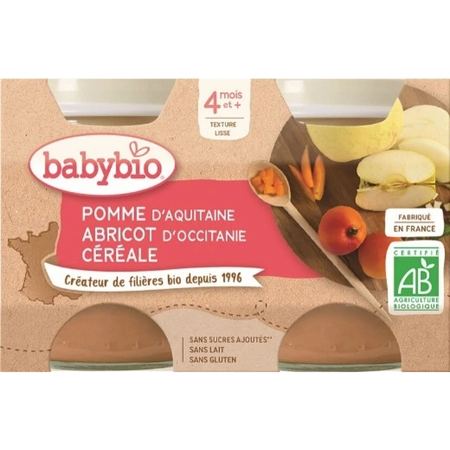 BABYBIO Яблоко, маруха, хлопья (2х 130 г) 2×130 г: цены и характеристики
