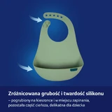 Lovi, силиконовая линейка с кармашком, фисташковая, 1 шт.