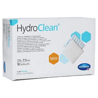 Активированная влажная лечебная повязка HydroClean Advance 7,5x7,5 см (609768), 10 штук, Hartmann