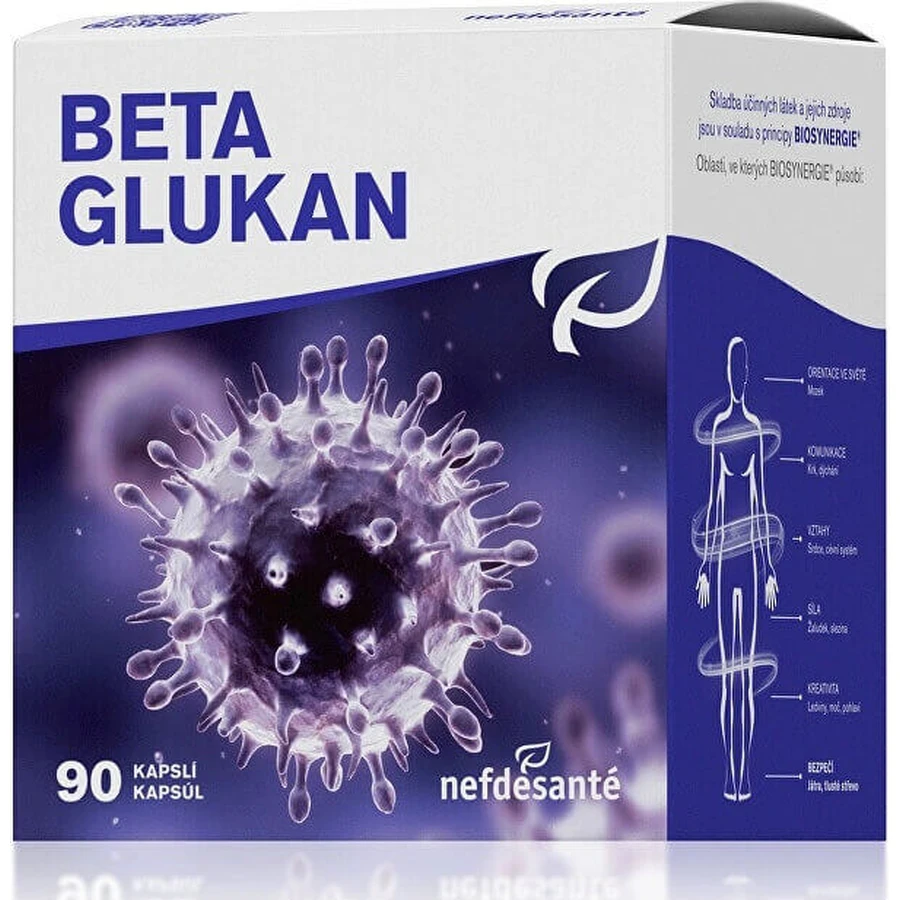 nefdesanté BETA GLUCAN 100 mg 9×10 cps, дієтична добавка: ціни та характеристики