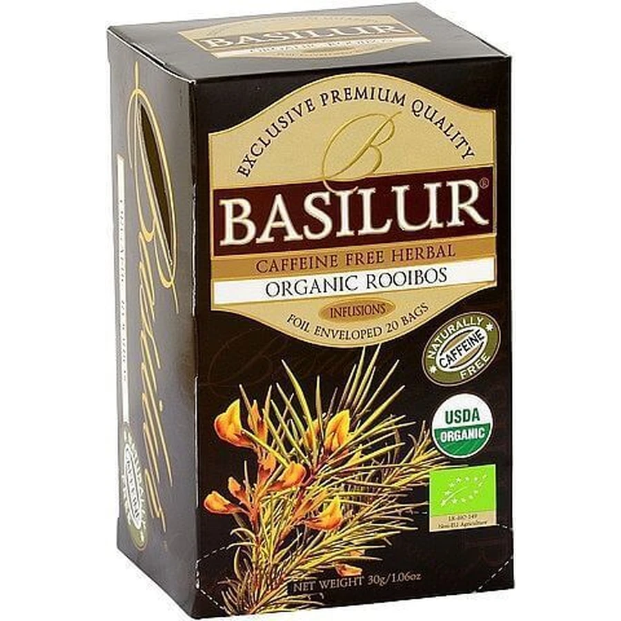 Basilur BIO Organic Rooibos 20 x 1,5 г: цены и характеристики