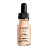 Тональний крем, NYX, Total Control PRO Drop, 0 світло-блідий, 13 мл