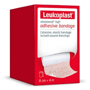 Еластичний самоклеючий бинт Leukoplast Elastomull Haft, білий, 8 см x 4 м, 1 шт.