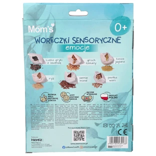 Mom's Care, сенсорные мешочки, Эмоции, с рождения, 6 штук