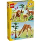 Дикі тварини сафарі, +9 років, 31150, Lego Creator 3 в 1