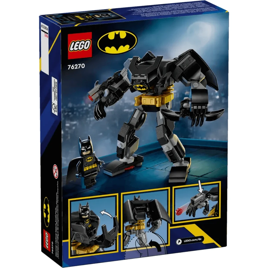 Броня робота Бетмена, 6+ років, 76270, Lego Super Heroes: ціни та характеристики