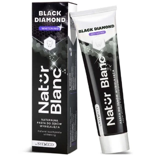 Sylveco Natur Blanc, відбілююча зубна паста, Black Diamond, 100 г