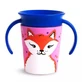 Miracle 360 Wildlove Miracle 360 Wildlove Тренировочная трость с ручками, +6 месяцев, рыжая лиса, 177 мл, Munchkin