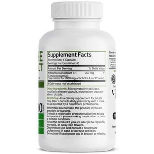Екстракт артишоку, 60 капсул, Bronson Laboratories