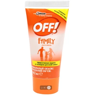 Крем від комарів OFF! Family 50 мл